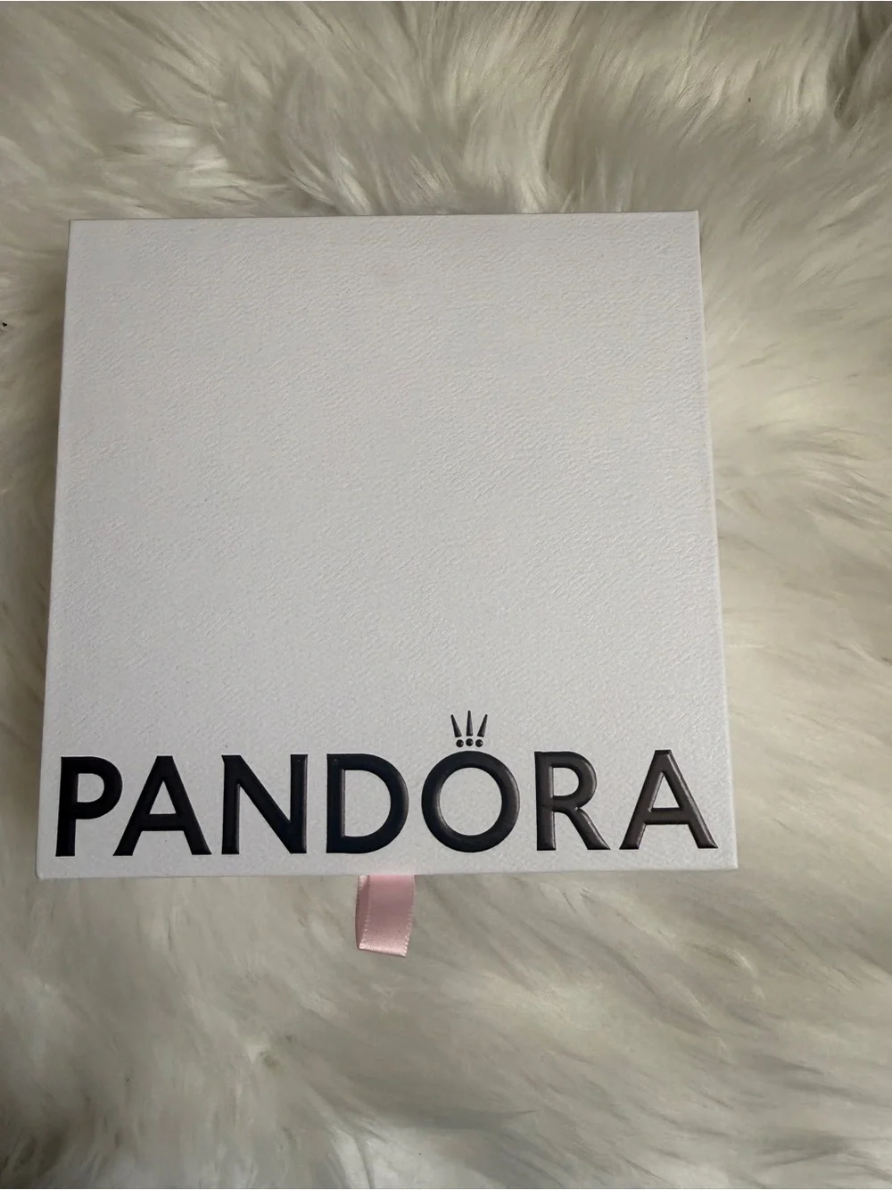 New Pandora White necklace Box with Pink Ribbon 2 available